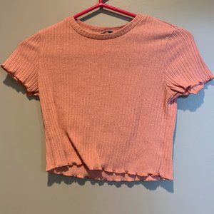 Shien Pink crop top